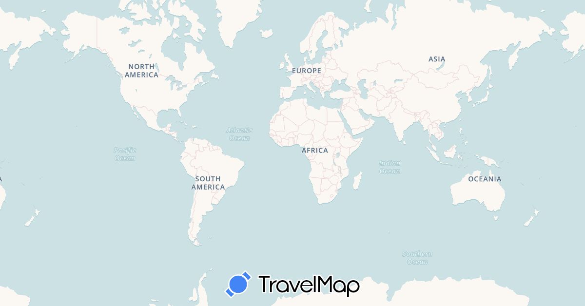 TravelMap itinerary: driving, bus in Morocco (Africa)